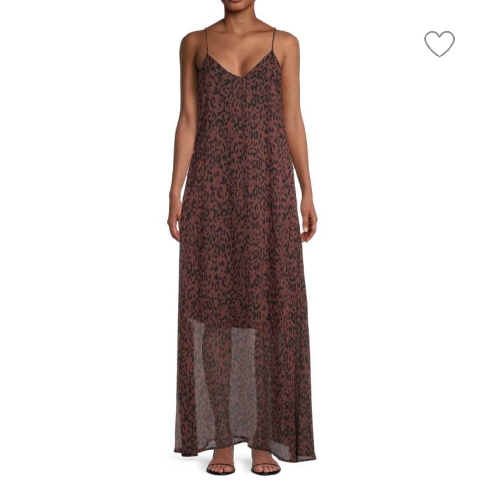 West Kei Leopard Print Sleeveless Sheath Dress
